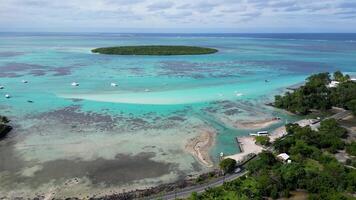 Awe Pointe d Esny Beach in Port Louis Mauritius Island in Mauritius. Scenery Scenic. video