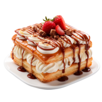 Pastry cake isolated on transparent background png