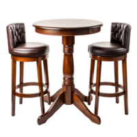 kroeg tafel reeks geïsoleerd Aan transparant achtergrond png
