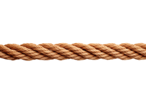 Straight rope isolated on transparent background png
