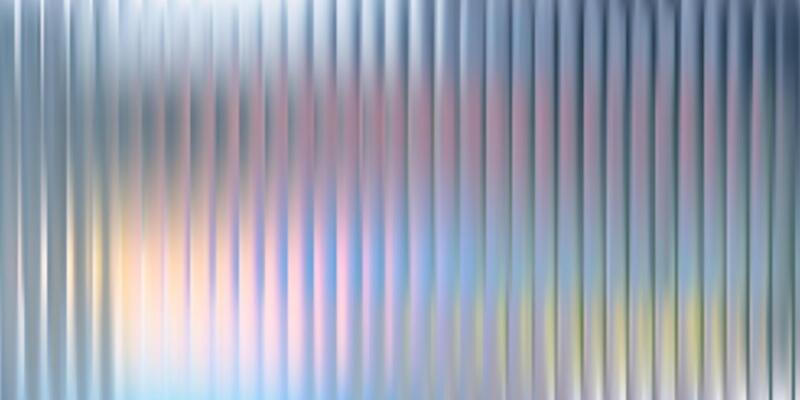 Glass pattern background effect. Abstract line gradient textur. Ribbed 3d