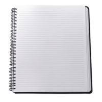 Blank Notebook on Transparent Background png