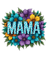 Mama Typography Design Transparent png