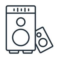 speakers icons symbol modern with elements for infographic web vector