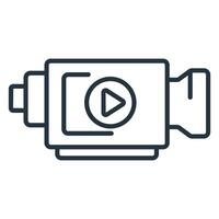 camera icons symbol modern with elements for infographic web vector
