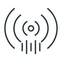 signal stream icons symbol modern with elements for infographic web vector
