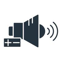 volume icons symbol modern with elements for infographic web vector