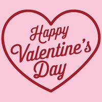 Heartwarming Valentine's Day Text Graphics vector