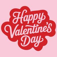 Trendy Valentine's Day Typography Collection vector
