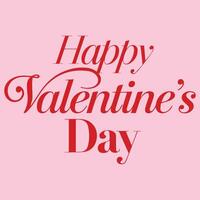 Minimal Valentine's Day Text Patterns vector
