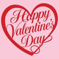 Artistic Valentine's Day Text Layouts vector