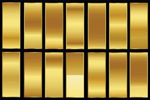 Premium Gold Gradient Palette for Creative and Elegant Background Template Designs vector