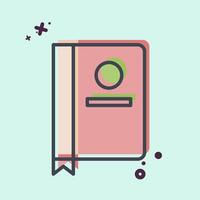 Icon Menu. related to Restaurant symbol. MBE style. design editable vector