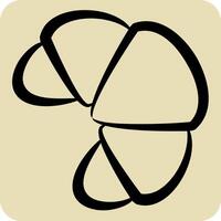 Icon Bakery. related to Restaurant symbol. hand drawn style. design editable vector