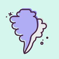 Icon Sheel. related to Summer symbol. MBE style. design editable vector