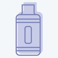 Icon Vape. related to Vape symbol. two tone style. design editable vector