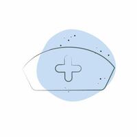 Icon Help. related to Retirement symbol. Color Spot Style. design editable vector