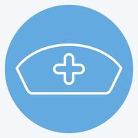 Icon Help. related to Retirement symbol. blue eyes style. design editable vector