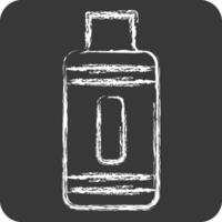 Icon Vape. related to Vape symbol. chalk Style. design editable vector