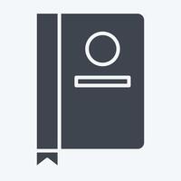 Icon Menu. related to Restaurant symbol. glyph style. design editable vector
