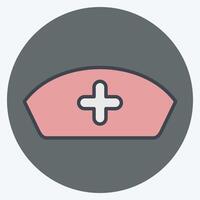 Icon Help. related to Retirement symbol. color mate style. design editable vector