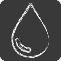Icon Liquid. related to Vape symbol. chalk Style. design editable vector