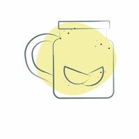Icon Ice Cream. related to Summer symbol. Color Spot Style. design editable vector