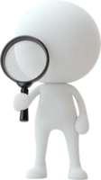 searching for something with a magnifying glass png