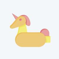 Icon Life Saver. related to Summer symbol. flat style. design editable vector