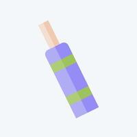 Icon CBD. related to Vape symbol. flat style. design editable 1 vector