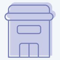Icon Apartment. related to Retirement symbol. two tone style. design editable vector