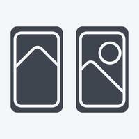 Icon Airplane Window. related to Travel symbol. glyph style. design editable vector