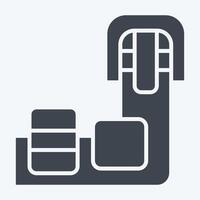 Icon Carousel. related to Travel symbol. glyph style. design editable vector