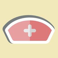 Sticker Help. related to Retirement symbol. design editable vector