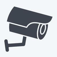 Icon Camera. related to Parking symbol. glyph style. design editable vector