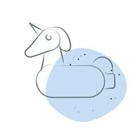 Icon Life Saver. related to Summer symbol. Color Spot Style. design editable vector