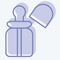 Icon Milk Bottles. related to Kindergarten symbol. two tone style. design editable vector