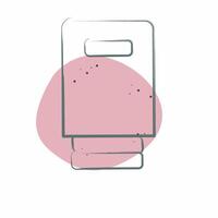 Icon Drip. related to Vape symbol. Color Spot Style. design editable vector