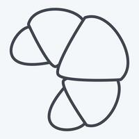 Icon Bakery. related to Restaurant symbol. line style. design editable vector