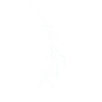 Radiant lightning bolt striking through a misty backdrop in a dramatic display of natures power, HighResolution Lightning Bolt Overlay Realistic Thunderstorm Element on transparent background png
