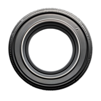 Circular camera lens shutter frame on a bright transparent background showcasing detailed design elements, photography lens shutter circular frame on transparent background png