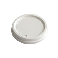 A simple transparent coffee lid resting on a clean transparent background, ready for a hot beverage or takeaway option, transparent coffee lid on transparent backgroundfile png