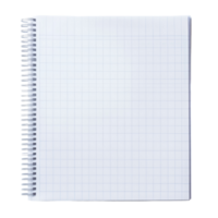 Blank squared paper sheets on a transparent background for note taking and drawing activities, blank squared paper sheets or notepad pages on transparent backgroundfile png