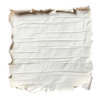 Torn striped paper sheet against a clean transparent background showcasing texture and contrast in a minimalist composition, Torn striped paper sheet on transparent backgroundfile png