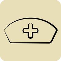 Icon Help. related to Retirement symbol. hand drawn style. design editable vector