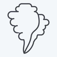 Icon Sheel. related to Summer symbol. line style. design editable vector