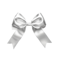 Delicate transparent Christmas decoration ribbon bow creatively arranged on a plain background for festive occasions, transparent christmas decoration ribbon bow isolated on transparent background png