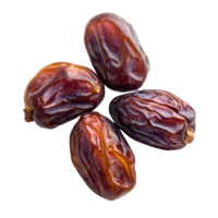 Dried dates arranged neatly on a transparent background highlighting their rich color and natural texture, dried dates isolated on transparent background png