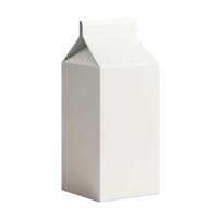 A plain transparent milk carton placed against a neutral background in a minimalist setting for culinary or lifestyle use, Milk blank carton png