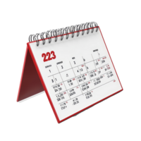 February table calendar isolated on a transparent background with clear displays of dates and days of the week, table calendar 2023 february isolated on transparent background png